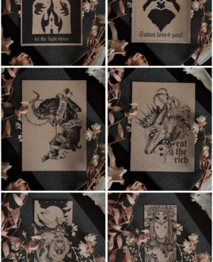 Fan-Pack von Jenny (4 Postkarten, 2 Lesezeichen BUNDLE)